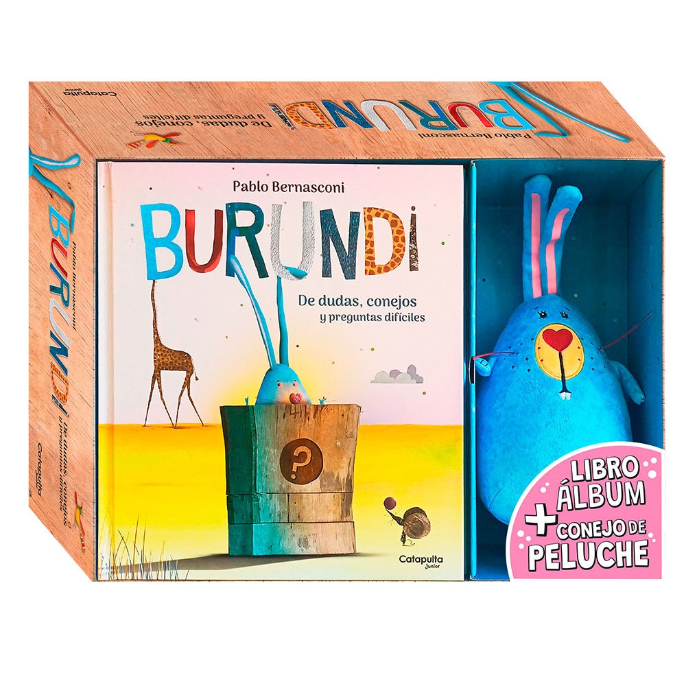 Burundi: De dudas, conejos y preguntas difíciles Libro + peluche Burundi: De dudas, conejos y preguntas difíciles Libro + peluche